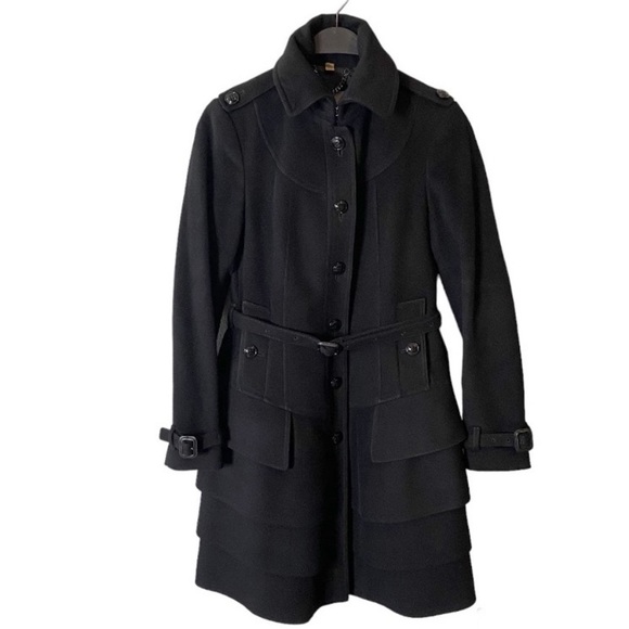 Burberry Jackets & Blazers - Burberry London Black Wool Cashmere Coat